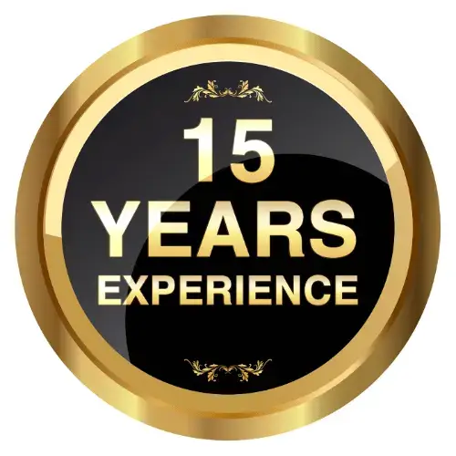 15 years of expereince